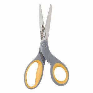 Westcott Titanium Bonded Adjustable Glide Scissors, 8", Grey & Yellow, for Office, 1-Count - Image 22