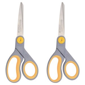 Westcott Titanium Bonded Adjustable Glide Scissors, 8", Grey & Yellow, for Office, 1-Count - Image 28