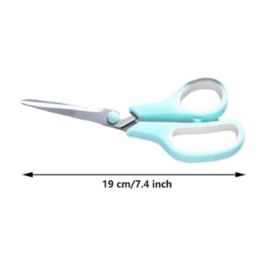 Rubber Stainless Steel Macarons Color Design Scissors office Supplies Color Student Stationery Scissors