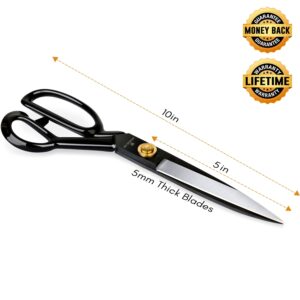 Proshear Fabric Scissors,Sewing Scissors,8 inch Heavy Duty Sewing Scissors for Leather Tailor,Tailoring Shears for Home Office Craft