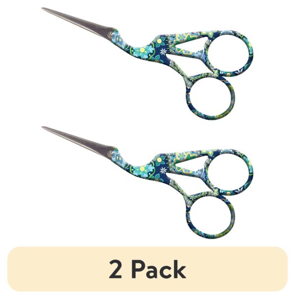 Janlynn Paisley Print Stork Scissor, 1 Each