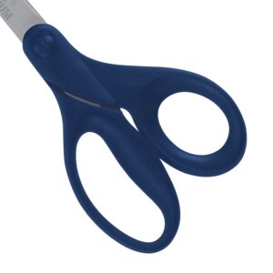 Westcott Titanium Bonded 8″ Blue Straight Scissors, Office, 1-Each, High School Level