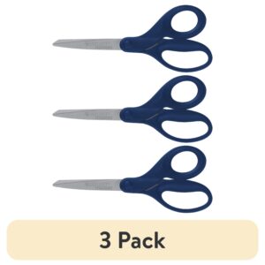 Westcott Titanium Bonded 8″ Blue Straight Scissors, Office, 1-Each, High School Level