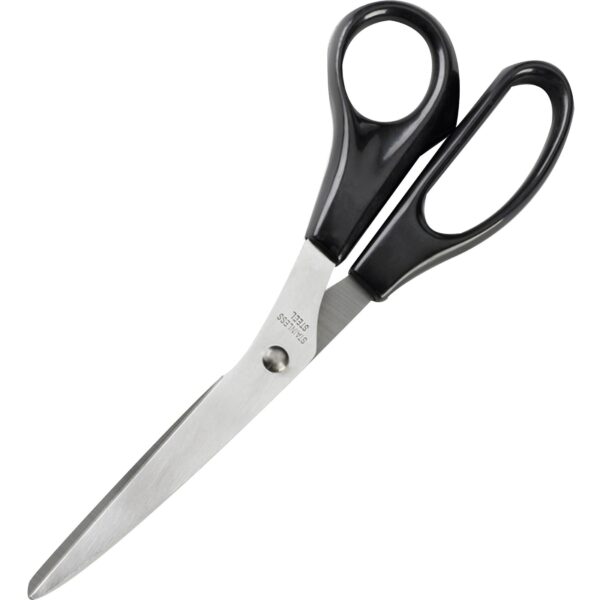 Business Source, BSN65647, Stainless Steel Scissors, 1 Each, Black Business Source, BSN65647, Stainless Steel Scissors, 1 Each, Black