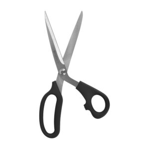 Westcott Multipurpose Scissors, All Purpose Plus, 9″, Bent, Stainless Steel, for Office, Black, 1-Count