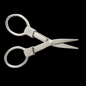 Coghlan’s Folding Scissors, Stainless Steel, 3″, Silver