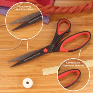 JubileeYarn Titanium Softgrip Scissors Set for Sewing, Arts, Crafts, Office - 1 Set of 3 - Pink - Image 32