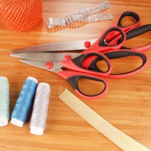 JubileeYarn Titanium Softgrip Scissors Set for Sewing, Arts, Crafts, Office - 1 Set of 3 - Pink - Image 41