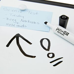 Pen+Gear Dry Erase Markers, Chisel Tip, Black Ink, 4 Count - Image 12