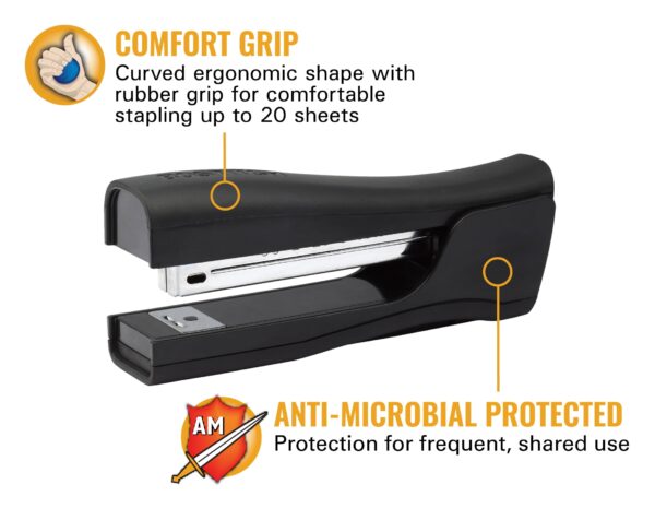Bostitch Eco-Friendly 4-in-1 Manual Standup Stapler, Built-in Remover, Pencil Sharpener and Staple Storage.