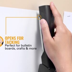 Bostitch Eco-Friendly 4-in-1 Manual Standup Stapler, Built-in Remover, Pencil Sharpener and Staple Storage.