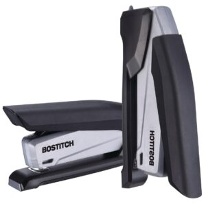 Bostitch Eco-Friendly Manual Desktop Stapler, One-Finger Technology, Jam-Free with Standard Staples.