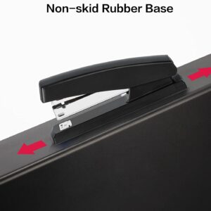 Deli Stapler, Desktop Stapler, Office Stapler, 20 Sheet Capacity, Includes 1000 Staples and Staple Remover, Black - Image 8