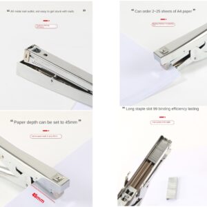 XDMTWLKJ Plier Stapler Hand Held Paper Office Stapler Set with 1000 Staples and Remover