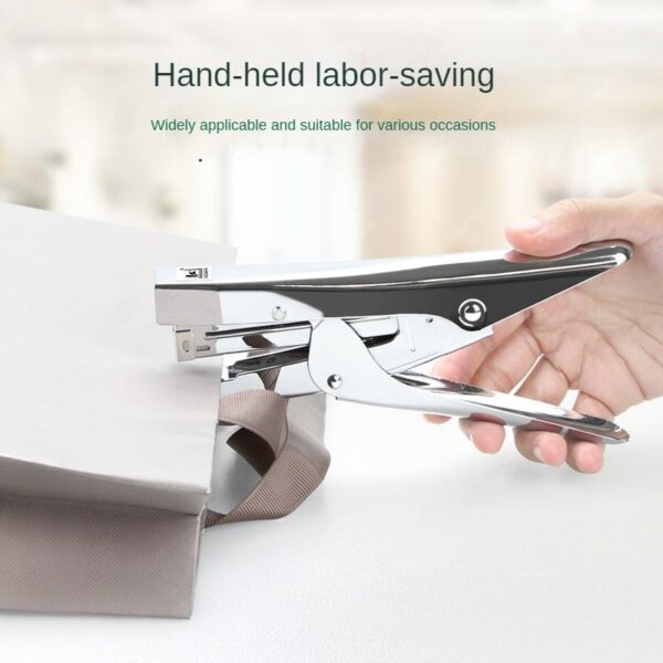 XDMTWLKJ Plier Stapler Hand Held Paper Office Stapler Set with 1000 Staples and Remover