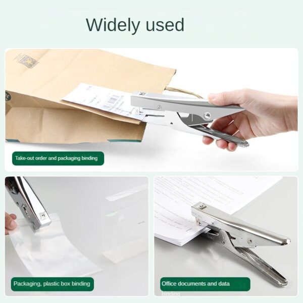 XDMTWLKJ Plier Stapler Hand Held Paper Office Stapler Set with 1000 Staples and Remover