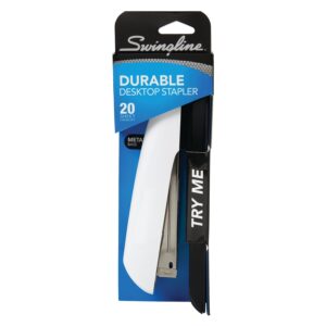 Swingline Durable Desk Stapler, 20 Sheets (S7064770WME) - Image 3