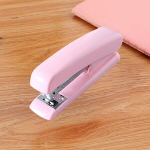 SLYNSHome Mini Lightweight Stapler for Office Desktop Heavy Duty Handheld Staplers for Home Office Supplies Office Essentials - 4.3 inch (Pink) - Image 22