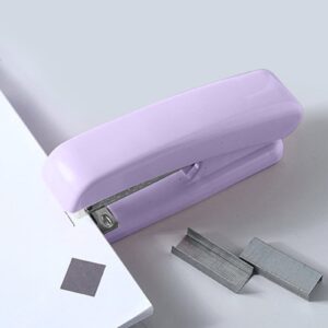SLYNSHome Mini Lightweight Stapler for Office Desktop Heavy Duty Handheld Staplers for Home Office Supplies Office Essentials - 4.3 inch (Pink) - Image 24