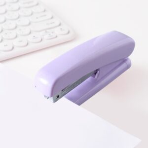 SLYNSHome Mini Lightweight Stapler for Office Desktop Heavy Duty Handheld Staplers for Home Office Supplies Office Essentials - 4.3 inch (Pink) - Image 27