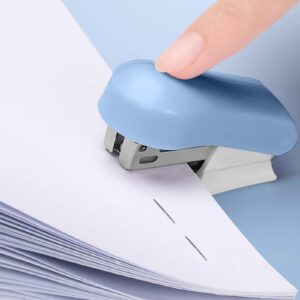 SLYNSHome Mini Lightweight Stapler for Office Desktop Heavy Duty Handheld Staplers for Home Office Supplies Office Essentials - 4.3 inch (Pink) - Image 30