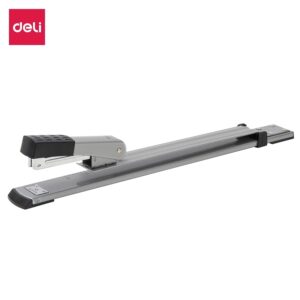 Long Reach Stapler Heavy Duty Stapler with Middle Seam, Built-in Ruler 12.20 in and 25 Sheets Capacity,Black - Image 9