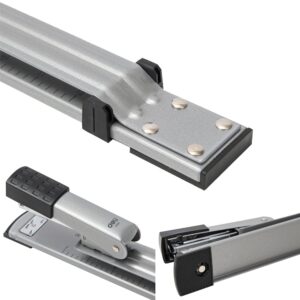 Long Reach Stapler Heavy Duty Stapler with Middle Seam, Built-in Ruler 12.20 in and 25 Sheets Capacity,Black - Image 10