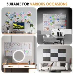 MaxGear Large Cork Board for Wall 48″ x 36″, 12 Pack Felt Wall Tiles with Pushpins, Dark Gray Bulletin Board, Pin Board Tack Board for Office, Home, Decoration