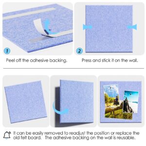 MaxGear Large Cork Board for Wall 48″ x 36″, 12 Pack Felt Wall Tiles with Pushpins, Dark Gray Bulletin Board, Pin Board Tack Board for Office, Home, Decoration