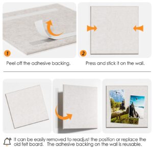 MaxGear Large Cork Board for Wall 48″ x 36″, 12 Pack Felt Wall Tiles with Pushpins, Dark Gray Bulletin Board, Pin Board Tack Board for Office, Home, Decoration