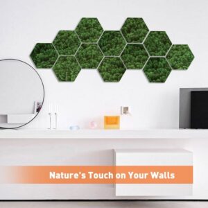 Cork Board Felt Board Tiles for Walls with 60 Push Pins, 11.8″x11.8″ Pack of 6 Pin Board Notice Boards for Home Office Kitchen, Bulletin Board Wall Tiles for Photos Memos, Light Grey