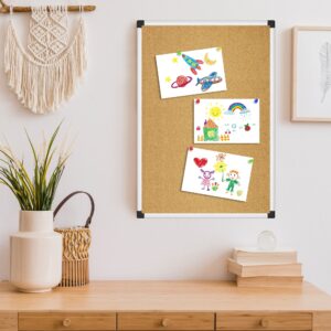 AGCAN Pin Board for Wall 23″ x 17″ Cork Bulletin Board Memory Vision Board Picture Tack Board