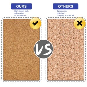 AGCAN Pin Board for Wall 23″ x 17″ Cork Bulletin Board Memory Vision Board Picture Tack Board
