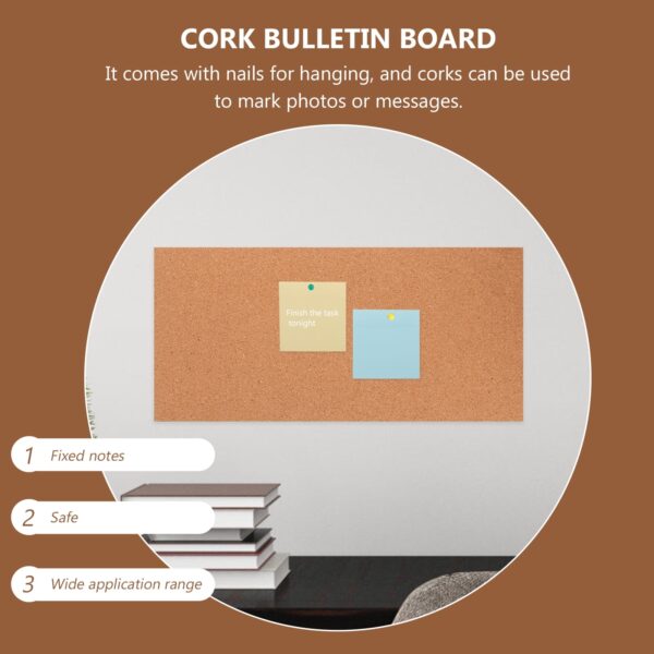 Cork Bulletin Board Push Pin Boards Decorative Message
