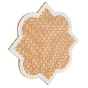 Decorative Bulletin Board Wall Organizer – Cute Framed Self-Adhesive Printed Cork Board for Home, Office, or School (12×12 In)