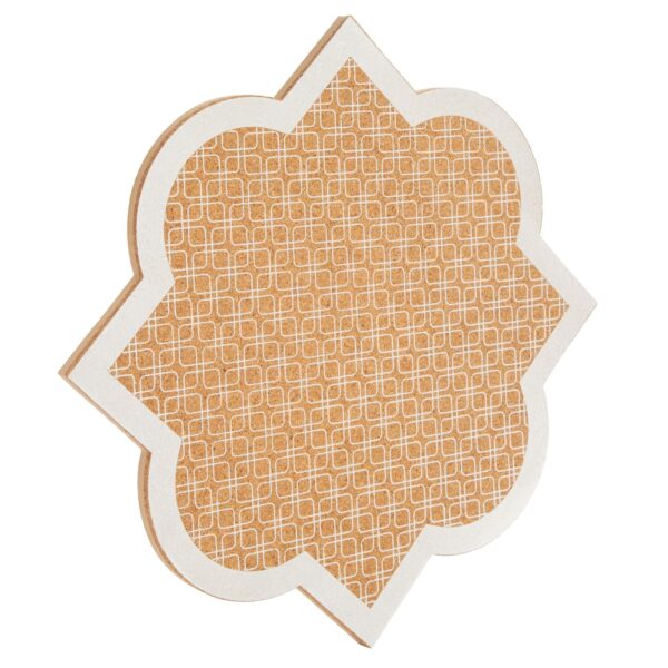 Decorative Bulletin Board Wall Organizer – Cute Framed Self-Adhesive Printed Cork Board for Home, Office, or School (12×12 In)