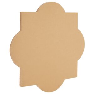 Decorative Bulletin Board Wall Organizer – Cute Framed Self-Adhesive Printed Cork Board for Home, Office, or School (12×12 In)