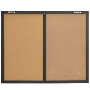 Juvale Message Command Center & Wall Mounted Organizer, Family Office Whiteboard, Chalkboard, Cork Board Combo, Mail Inbox Sorter, Key Hooks & Magnets (21.9 x 18.2 x 0.6 inch) - Image 6