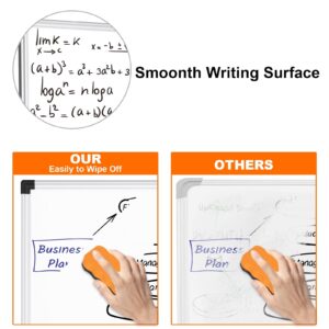 AGCAN Large Whiteboard 35" x 23" Dry Erase Board for Office Wall Magnetic Marker Board 3'x2' Big White Board - Image 13