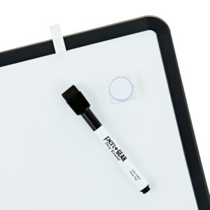 Pen+Gear Magnetic Dry Erase Board with Plastic Black Frame, Assembled Product Dimension 8.5" x 11" x 0.6" - Image 3