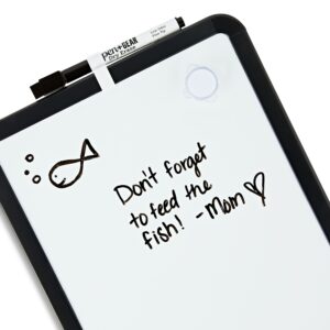 Pen+Gear Magnetic Dry Erase Board with Plastic Black Frame, Assembled Product Dimension 8.5" x 11" x 0.6" - Image 4