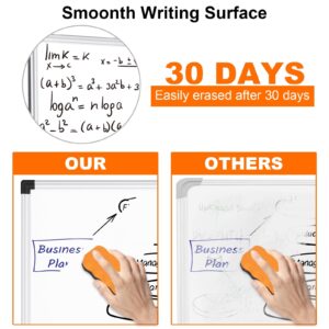 AGCAN Large Whiteboard 35" x 23" Dry Erase Board for Office Wall Magnetic Marker Board 3'x2' Big White Board - Image 25