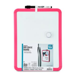 Pen+Gear Magnetic Dry Erase Board with Plastic Black Frame, Assembled Product Dimension 8.5" x 11" x 0.6" - Image 5