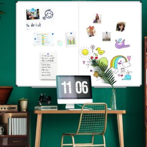 AGCAN Large Whiteboard 35" x 23" Dry Erase Board for Office Wall Magnetic Marker Board 3'x2' Big White Board - Image 51
