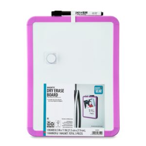 Pen+Gear Magnetic Dry Erase Board with Plastic Black Frame, Assembled Product Dimension 8.5" x 11" x 0.6" - Image 17