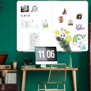 AGCAN Large Whiteboard 35" x 23" Dry Erase Board for Office Wall Magnetic Marker Board 3'x2' Big White Board - Image 54