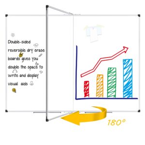 AGCAN Large Whiteboard 35" x 23" Dry Erase Board for Office Wall Magnetic Marker Board 3'x2' Big White Board - Image 57