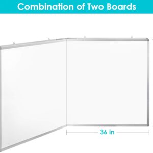 Large Whiteboard for Wall , 72"X48" Maxtek Magnetic White Board Dry Erase 6' x 4' Foldable Wall-Mounted Aluminum Frame for School, Classroom, Office & Home - Image 10