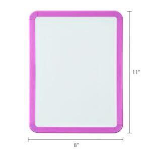 Pen+Gear Magnetic Dry Erase Board with Plastic Black Frame, Assembled Product Dimension 8.5" x 11" x 0.6" - Image 22
