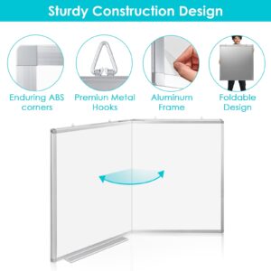 Large Whiteboard for Wall , 72"X48" Maxtek Magnetic White Board Dry Erase 6' x 4' Foldable Wall-Mounted Aluminum Frame for School, Classroom, Office & Home - Image 26